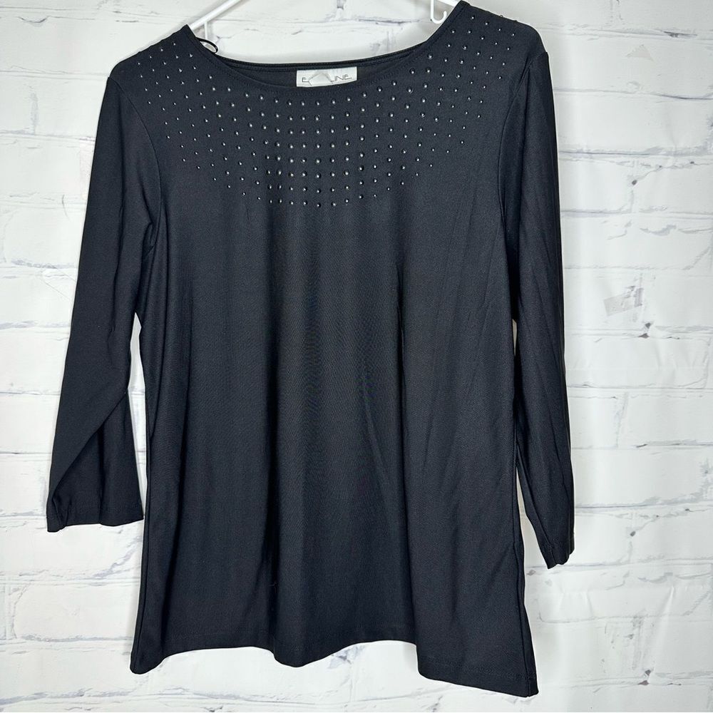 Emaline medium black top‎